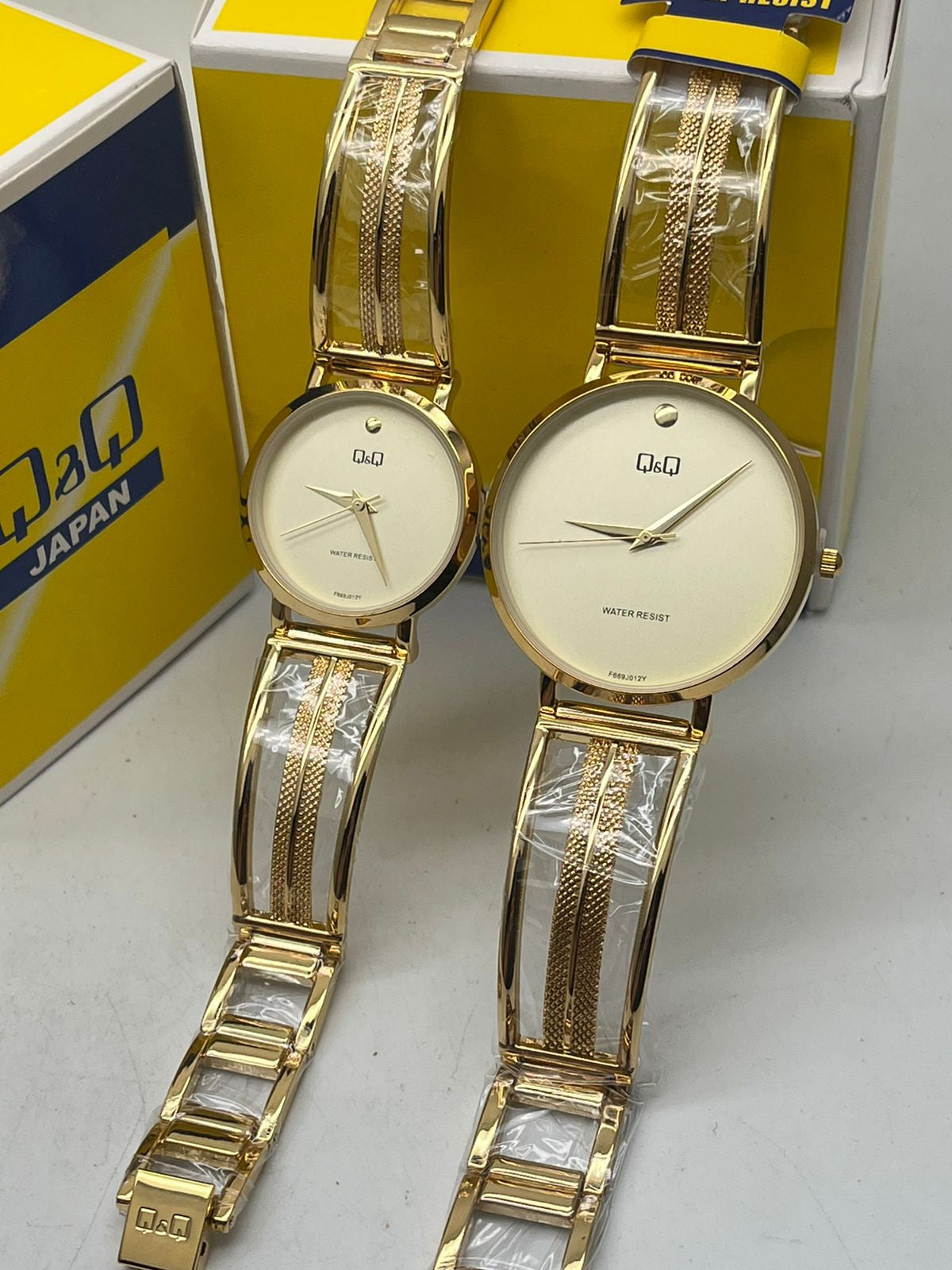 Reloj Esqueleto Pareja Q&Q Original