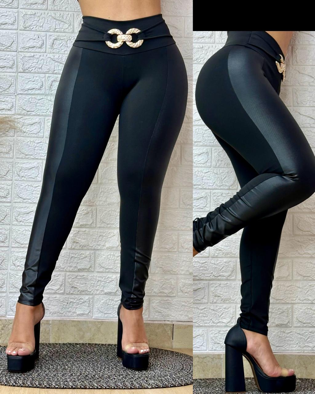 Leggins Hebilla Paisa Levanta Cola Dama